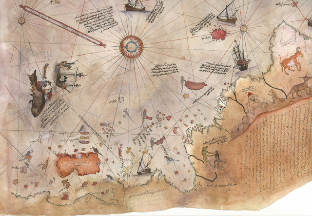 old map template